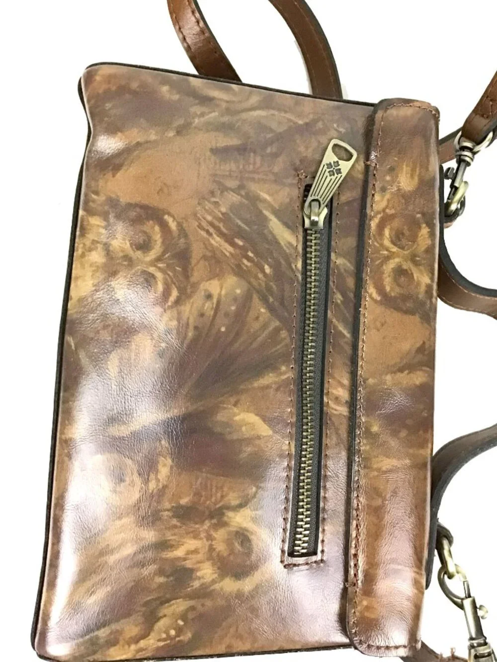 Patricia Nash Chauny Leather Satchel Bag